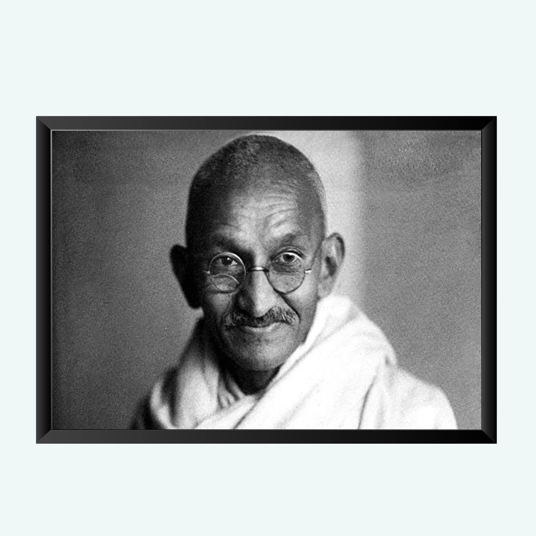NOKKES Gandhi ji Wall Photo Frame For And Wall Decoration Wall Photo Frame Size 8X12 Inch_16