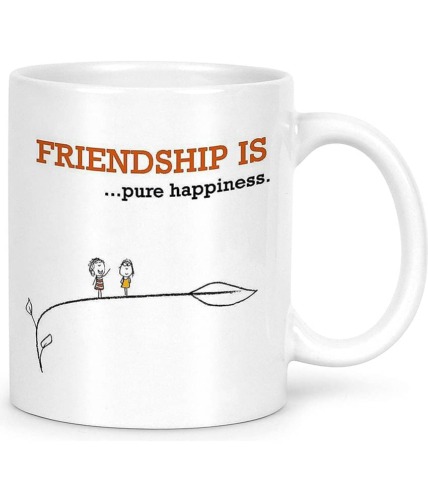 Idream Quote Printed Ceramic Coffee Mug 1 Pcs 330 mL