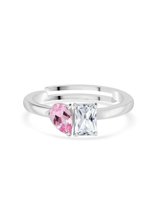 Toi Et Moi Blush Pink Ring-Adjustable