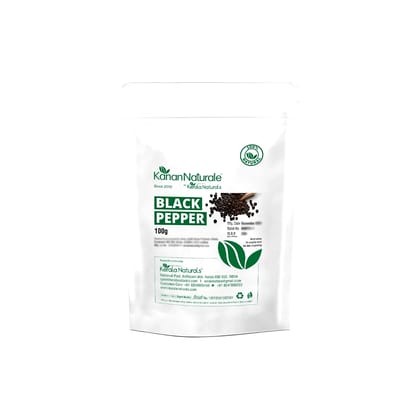 Kanan Naturale Black Pepper 100 gm  by Kerala Naturals