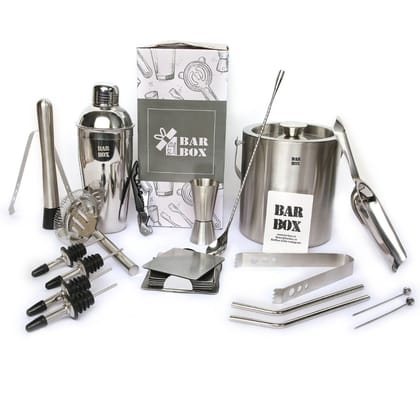 17pcs Bartender Kit with Ice Bucket Set