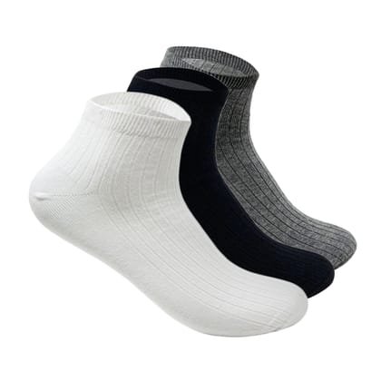 Ankle Set 3 Socks For Men - Essentials Pack