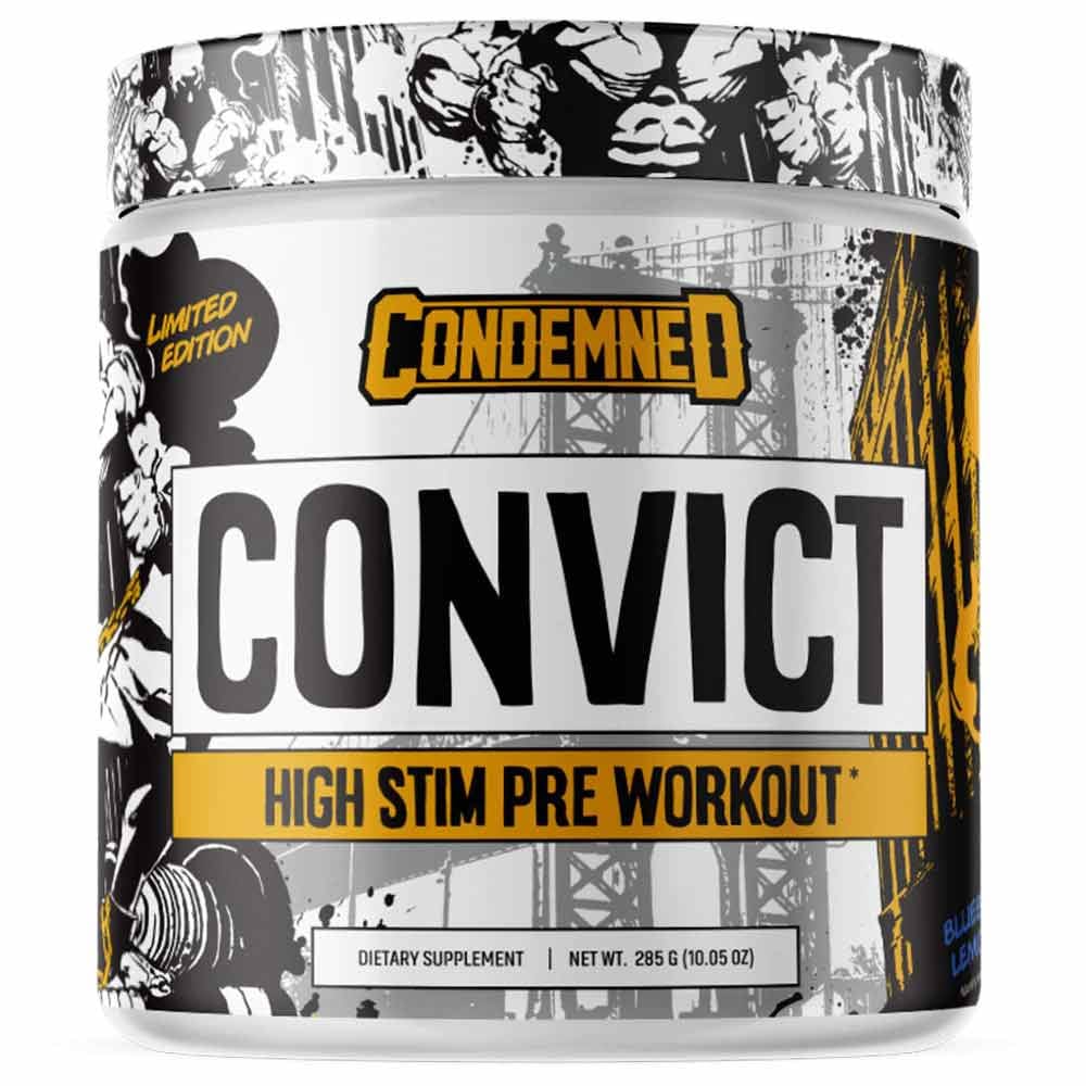 Condemned Convict High stim Pre workout-Kiwi Strawberry