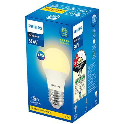 Philips Ace Saver LED Bulb, 9W