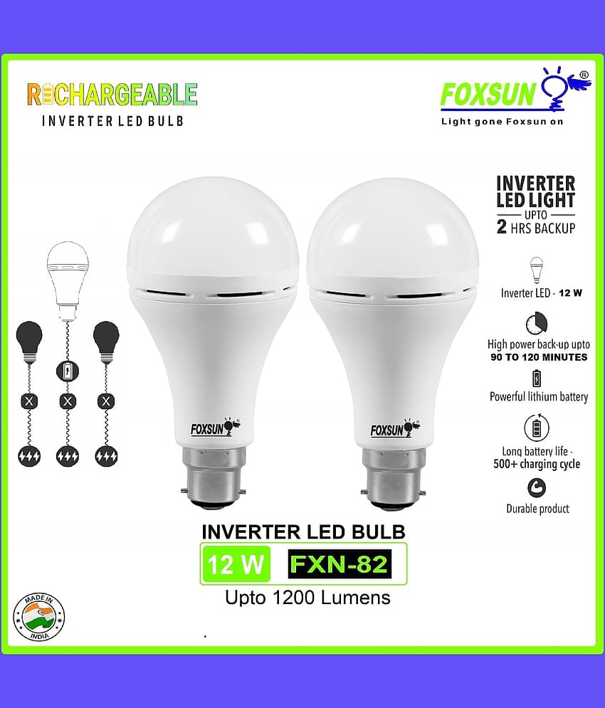 SPARKWORLD 12W Cool Day Light Inverter Bulb ( Pack of 2 )