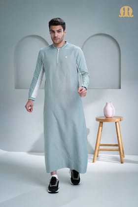 Delort Green Thobe For Men-M