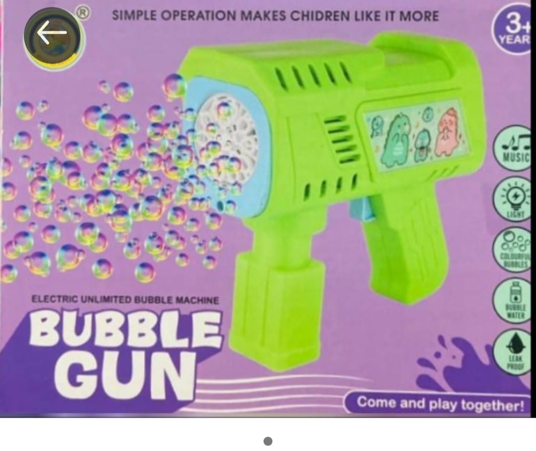 Bubble Gun with Solution
