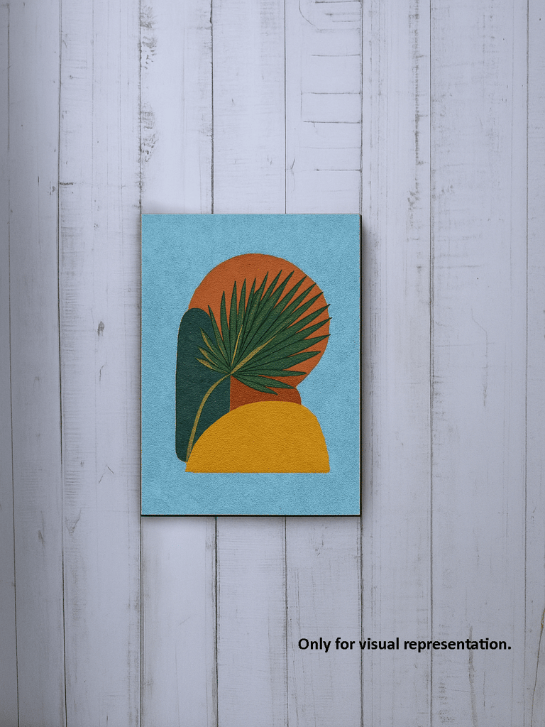 Dbeautify's DIY Traditional Painting – Minimalist Abstract Leaf