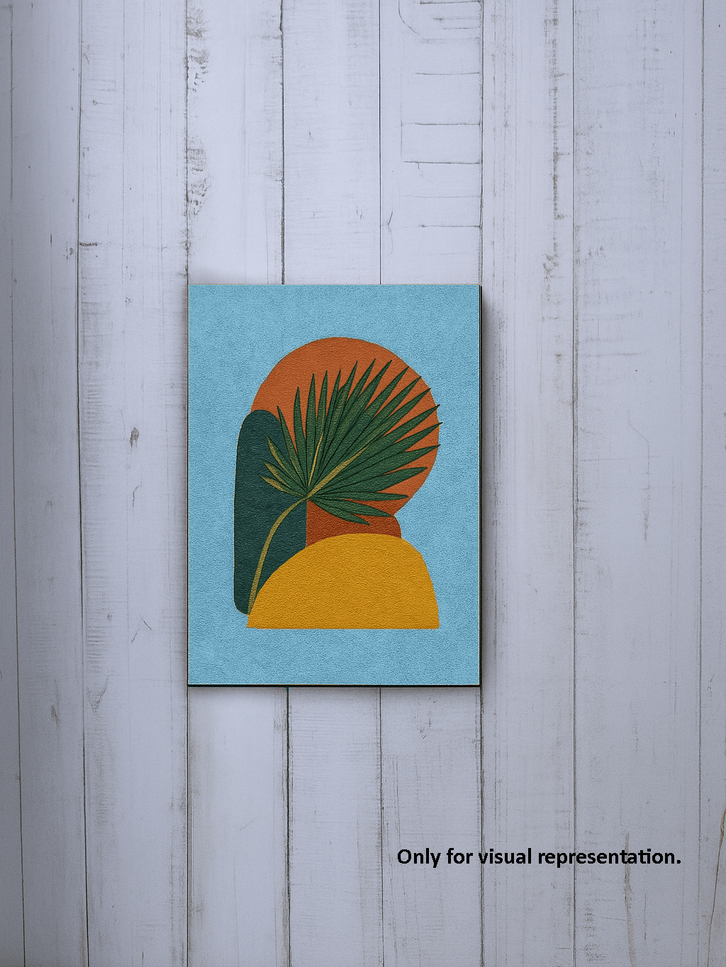 Dbeautify's DIY Traditional Painting – Minimalist Abstract Leaf