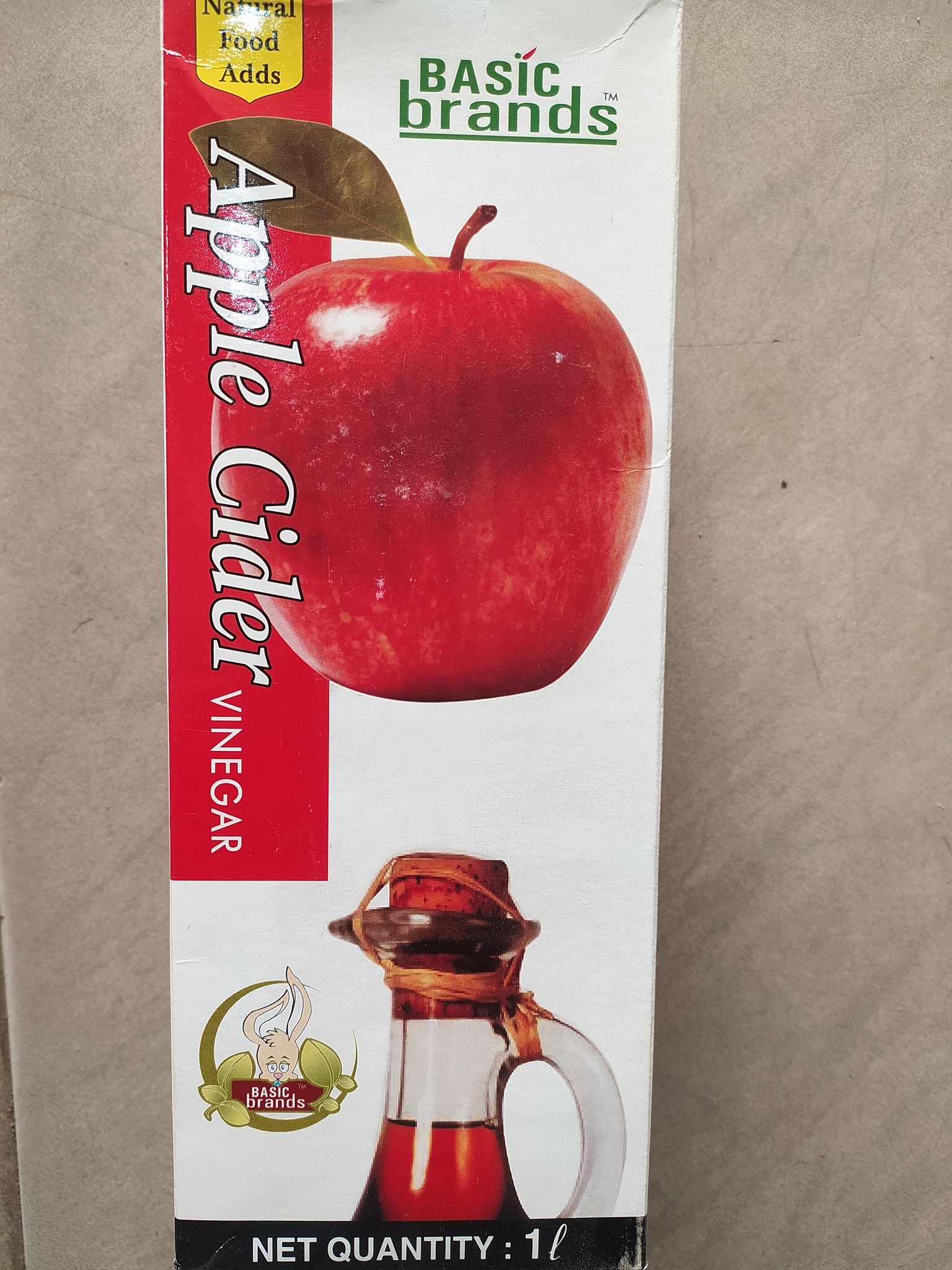 Nural Food Adds Apple cider vineg Vinegar Basic Brands 