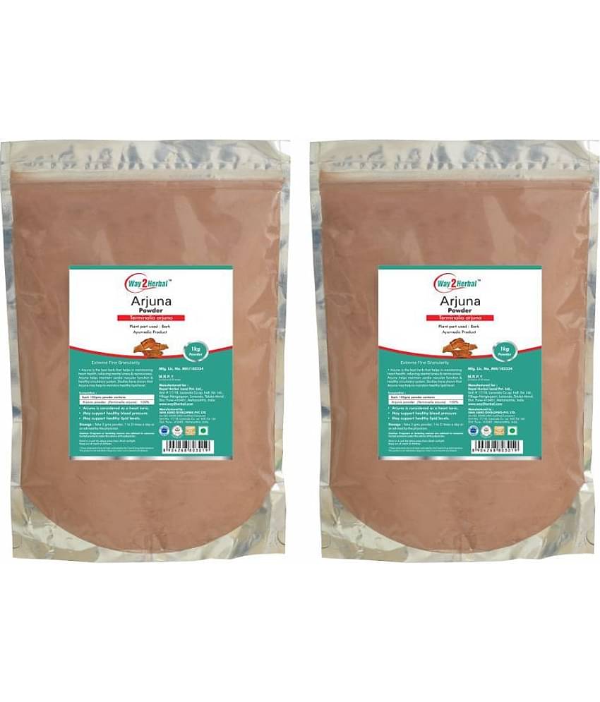 Way2Herbal Arjuna Powder 1 kg Pack of 2