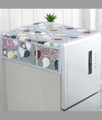 PVC Fridge Top Cover 53x99 Cm (Pack of 1) - Multicolor