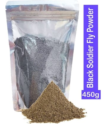 Black Soldier fly Flakes Crumble powder  Fish Food for Aquarium | 40% Protein High Nutritional Formula Fish Food for tetras, Guppies, barbs and bettas