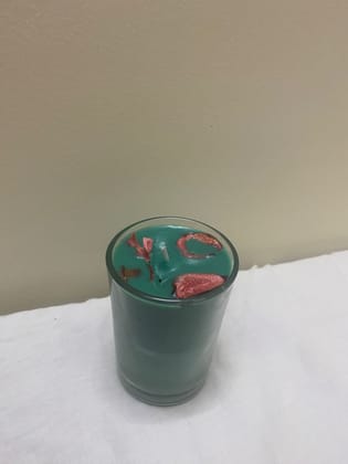 Pure soy wax perfumed glass candles