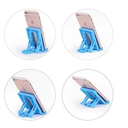 DHRUVINSRI Adjustable 4 Steps Foldable Mobile Stand Holder BUY 1 GET 1 FREE