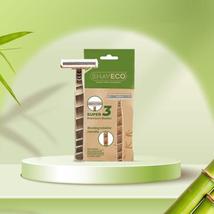 Bamboo Husk Razor – Smooth Shaving with Ergonomic Grip
