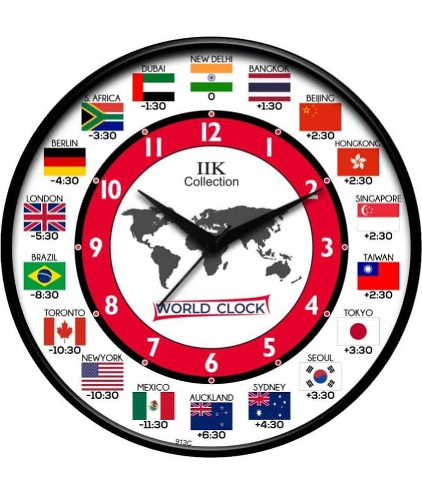 IIK COLLECTION - Circular Analog Wall Clock