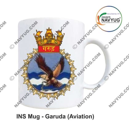 ArmyNavyAir INS Garuda Mug (350ml) | Premium Ceramic | Defence Memorabilia