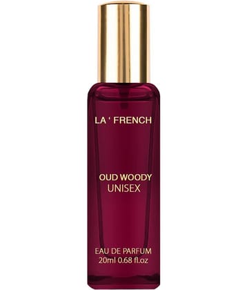 LA FRENCH Oud Woody Eau De Parfum (EDP) For Men,Women 20ml ( Pack of 1 )