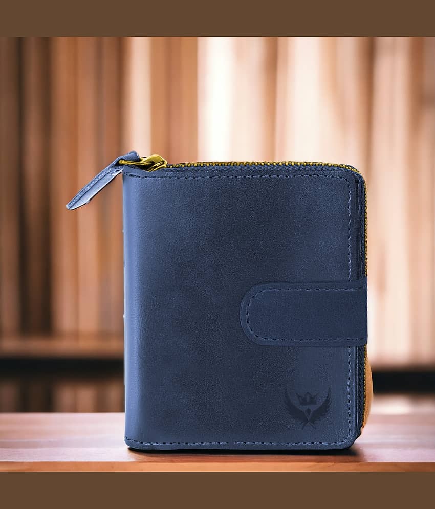 Lorenz Gray 100% Leather Men's RFID Wallet ( Pack of 1 )