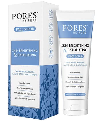 PORES Be Pure - Skin Brightening Facial Scrub For Men & Women ( Pack of 1 )