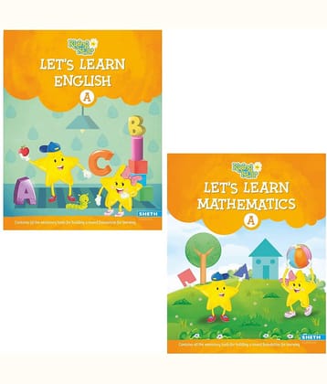 Rising Star Lets Learn English & Mathematics Book Set A (Set of 2)