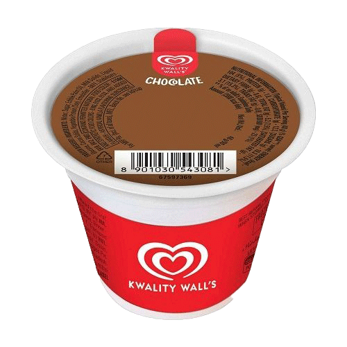 Kwality Walls Large cups Chocolate 90ml