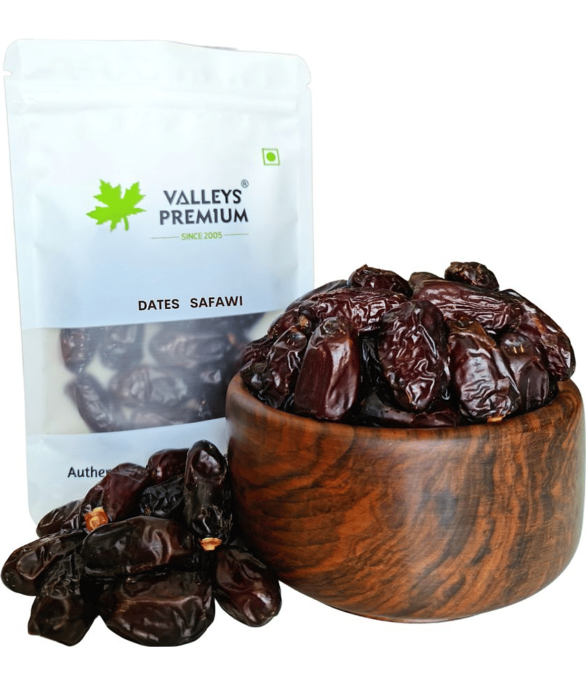 Valleys Premium Saudi Arabian Safawi Dates Healthy And Natural 400 Grams