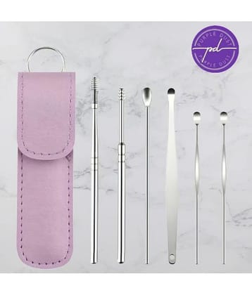 purple dust Ear Pick 6 Pcs Pack of 1