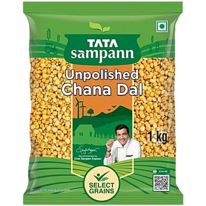 Tata Sampann Unpolished Chana Dal, 1 kg - 1 kg - 1 kg - One Unit