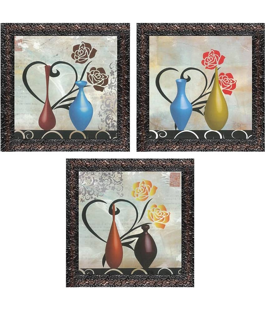 Indianara - Abstract Painting With Frame