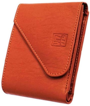 WENZEST - Tan PU Men's Regular Wallet ( Pack of 1 )