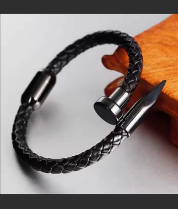 FASHION FRILL Black Bracelet ( Pack of 1 )