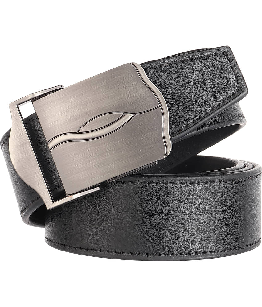 Loopa Black PU Formal Belt Pack of 1