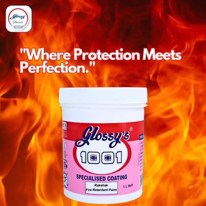 1001 Specialised Coating Fire Retardant Paint With Concrete Primer White WT| Strength Meets Fire Defense I Water-Based Intumescent Coating for Concrete, Mild Steel, Wood & Electrical Ducts | Fire Resistance up to 120 Minutes
