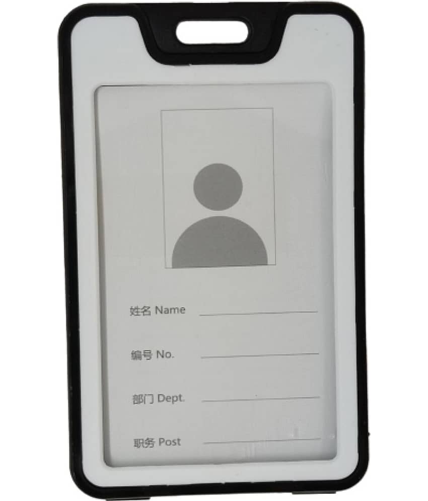 Dey 's stationery store - Plastic Card Holder ( Pack 1 )