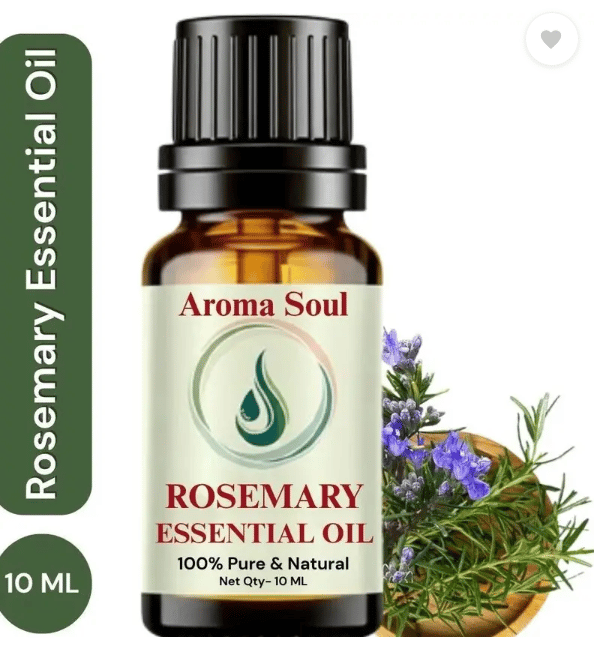 aroma soul Rosemary Essential Oil 100% Pure & Natural for Hair Growth, Skin