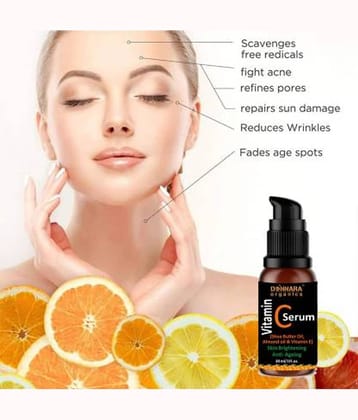 Donnara Organics  Premium Vitamin C Facial Serum-  For Anti Ageing & Skin Brightening Face Serum 30 mL