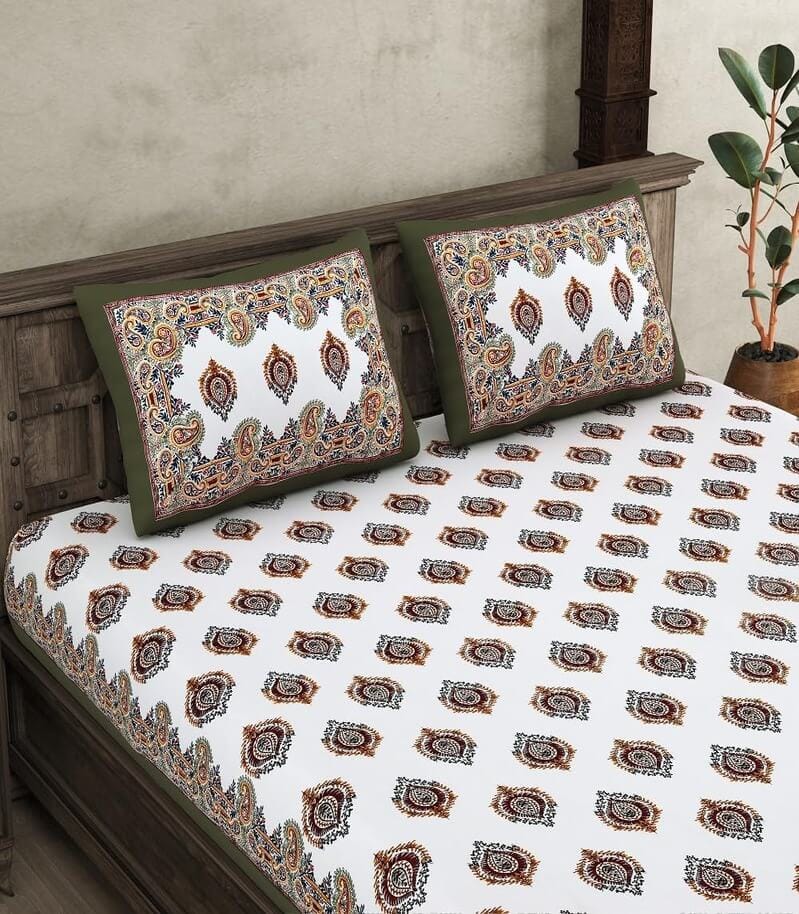 Traditional Block Print Bedsheet Set