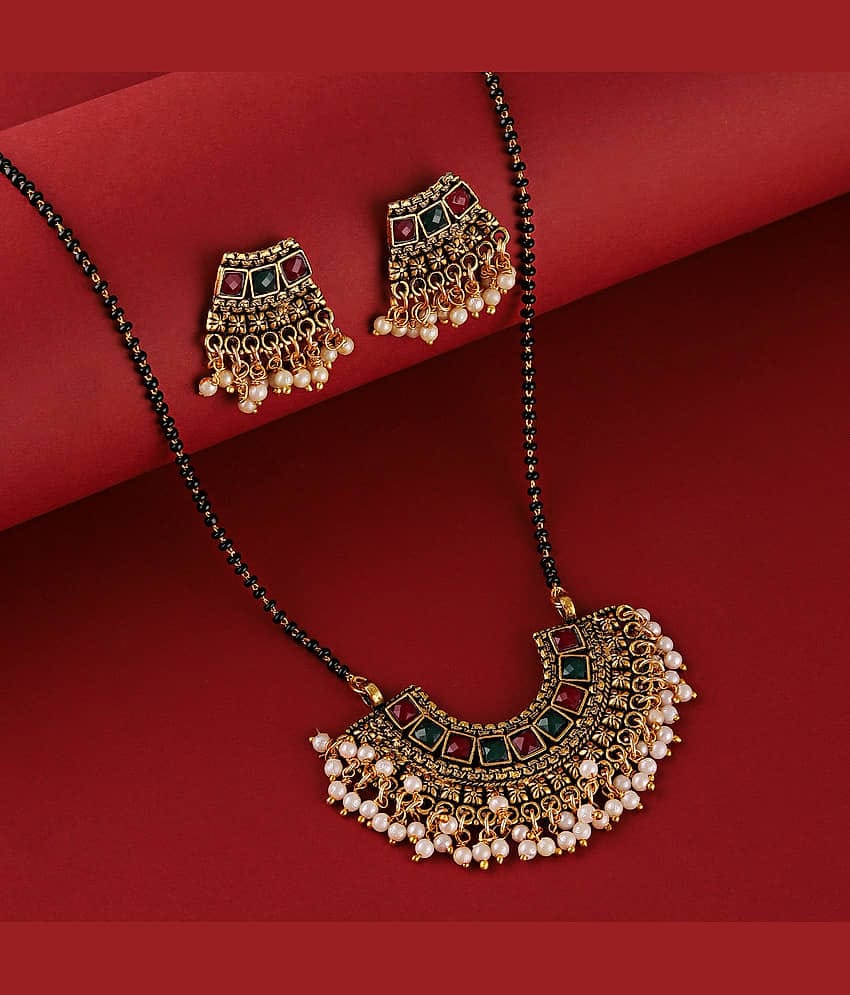 Bhagya Lakshmi Multi Color Mangalsutra Set ( Pack of 3 )