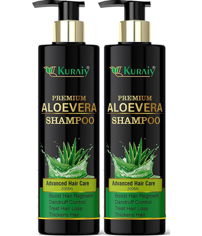 KURAIY NATURAL ALOE VERA SHAMPOO 200ML PACK OF 2