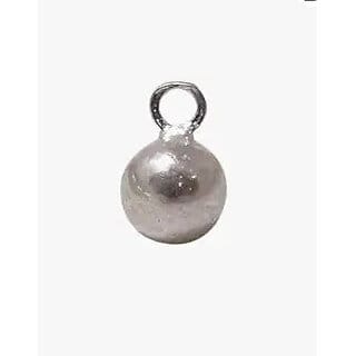 ASSTRO-D 999 Silver Metal Ball Weight with Ring, Silver Finish (10 MM, 4, Grams), (Silver, Silver)