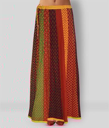 Sttoffa - Multicolor Cotton Women's A-Line Skirt ( Pack of 1 )