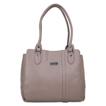 Jothi Sorelle Premium Womens Handbag | 4-Compartment Synthetic Leather Tote | Woven Pattern Finish | Water-Resistant | Soft Base | Tan