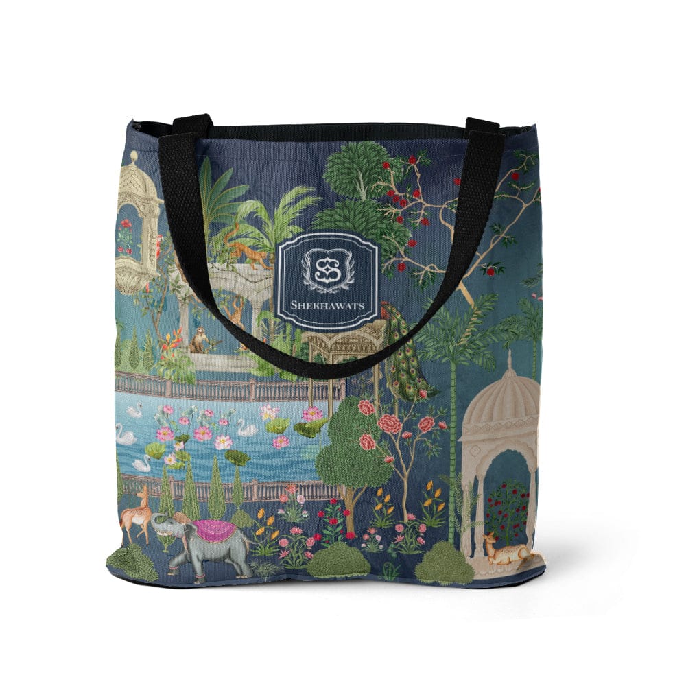 Gul Bahaar Tote Bag-Navy / Basic
