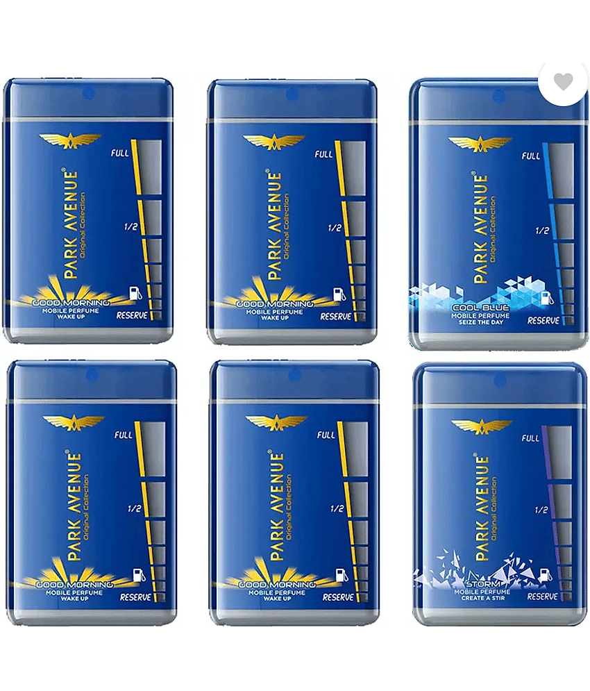 Park Avenue Deodorant Spray & Pocket Perfume Woody Medium -Fragrance For Unisex ( Pack of 6 )