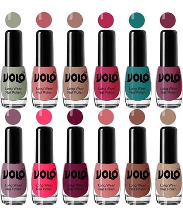VOLO Best Affordable FullYear Collection Nail Polish Combo 12 Pcs Multi Glossy 60 mL