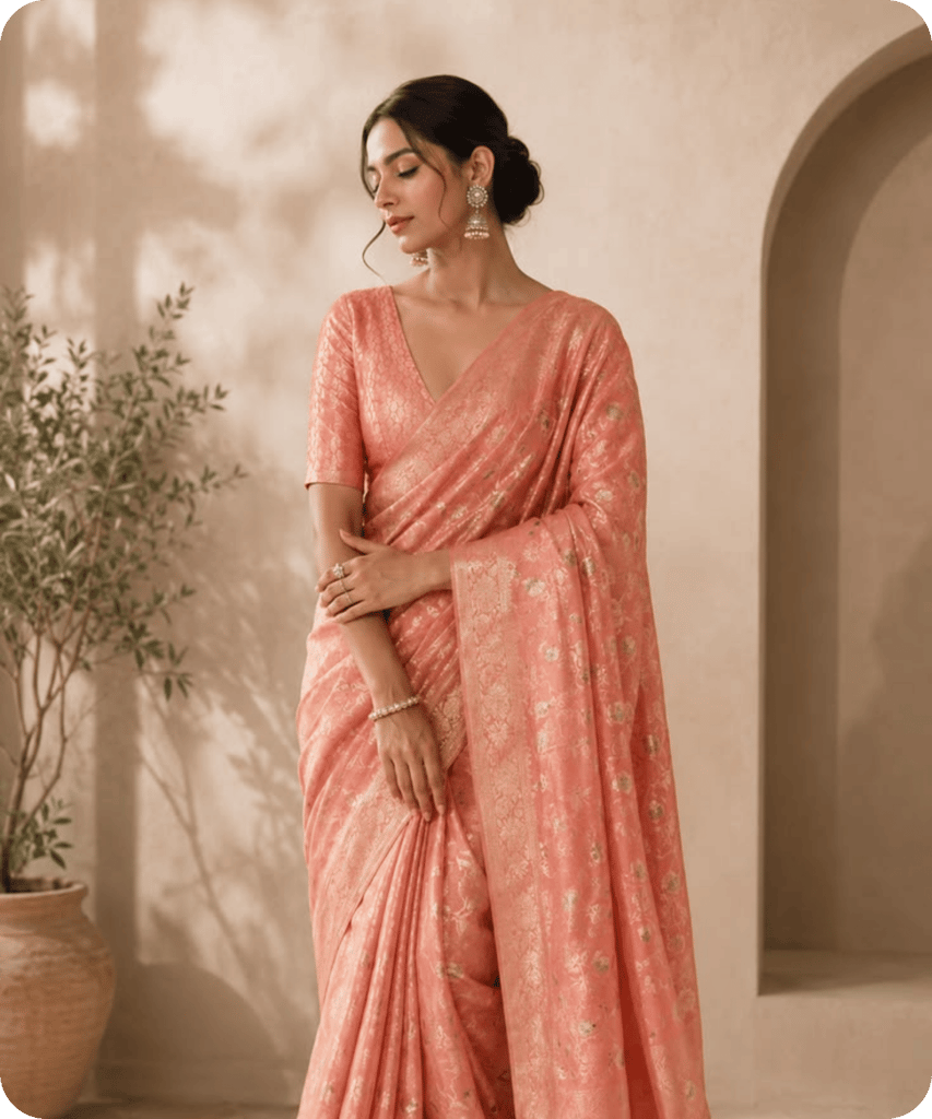 Royal Zari Silk Saree - Sarees | Buy online on ZillyBuy