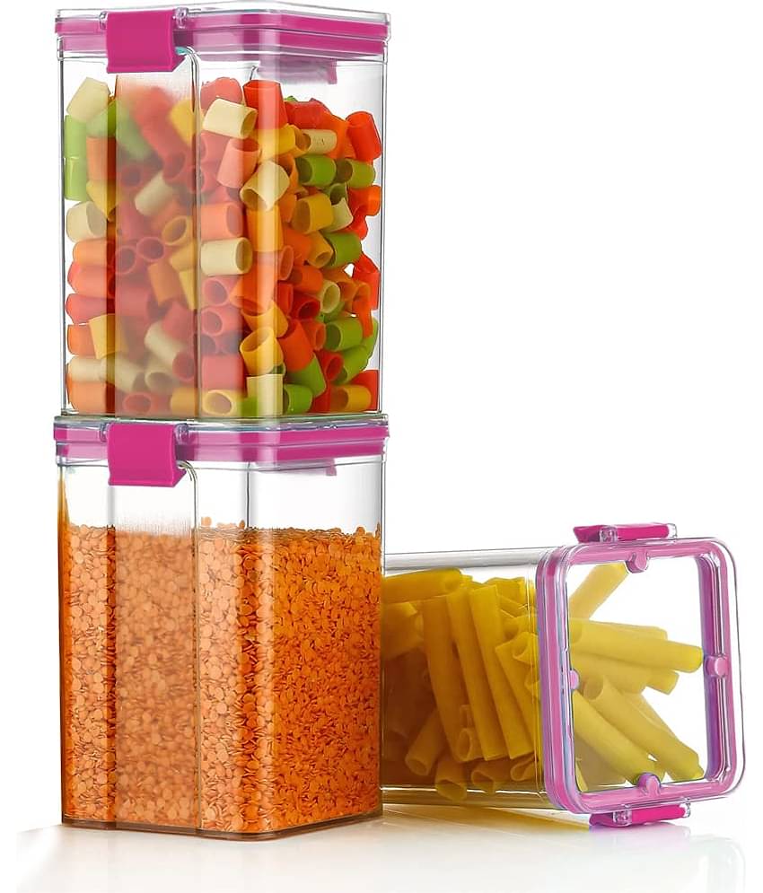 PrettyKrafts Plastic 3 pc Snack containers