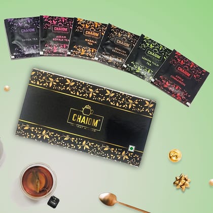 Tea Box | Black Tea Green Tea | 6 Variants | 30 Tea Bags